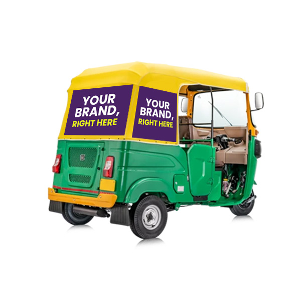Design Theory Studio auto rickshaw branding in Bangalore