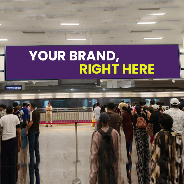 Bangalore metro station branding branding in Bangalore